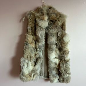 Coyote fur vest